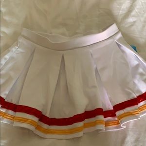 NWT game day skirt!❤️💛